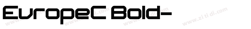 EuropeC Bold字体转换